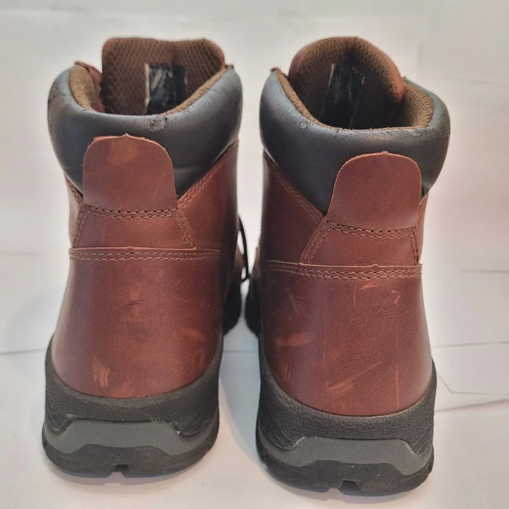 Wolverine Work Boots Mens Brown Leather Lace Up Ankle W08906‎ Size 10.5 M